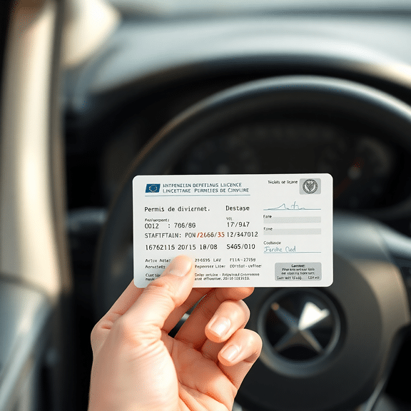 Main tenant un permis de conduire pour démarches à Mayotte